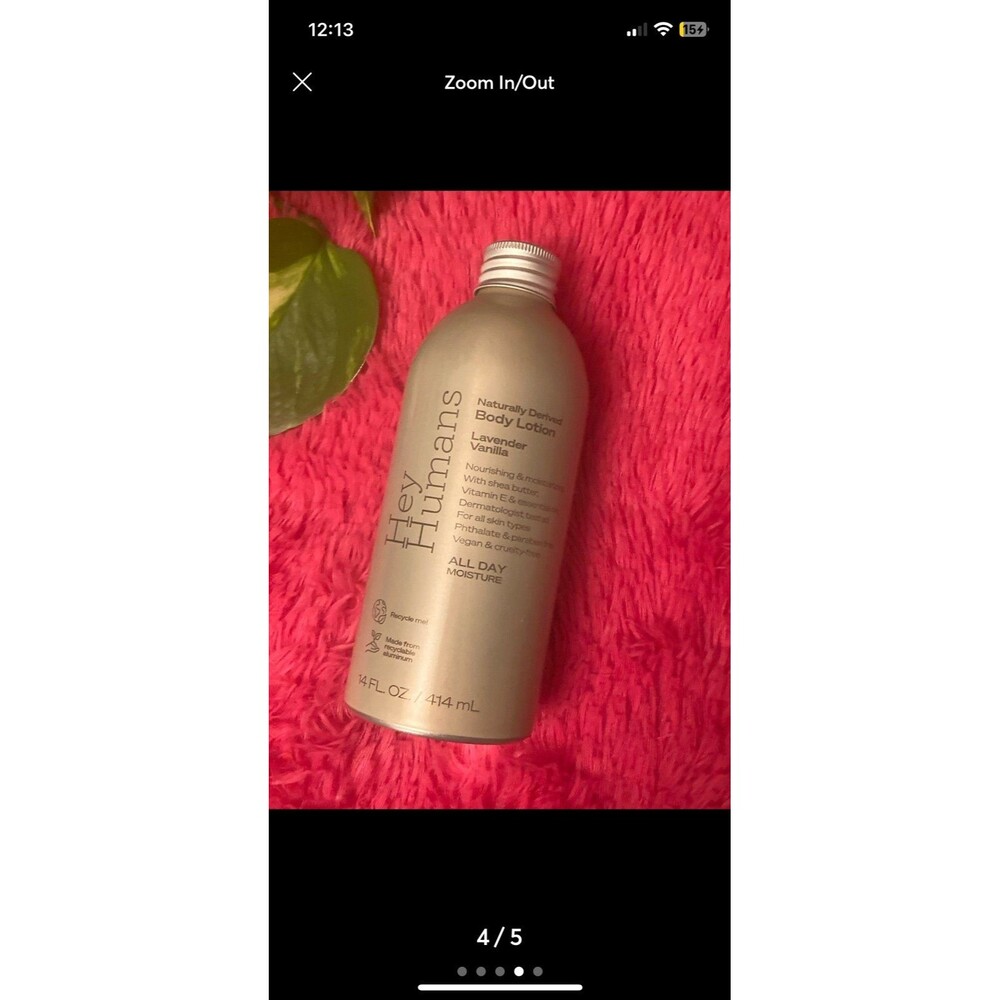 Clean Ingredients All Natural Luxe Lavender Vanilla Body Cream Lotion Made in US